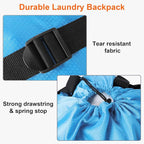 Femuar Laundry Bag Backpack Durable Laundry Bag - Image 3
