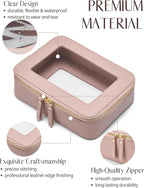 Popvibe Clear Makeup Bag Travel Cosmetic Case Transparent Toiletry Bag - Image 2