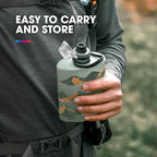 HydraPak Stow - Collapsible Backpacking Water Bottle - BPA Free, Ultra Light - Image 3