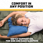 Wise Owl Outfitters Camping Pillow – Memory Foam Travel Pillow - Image 6