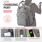 Laptop Backpack for Women Men, School Backpacks for Teens Girls Boys, 17.3 Inch - Image 3