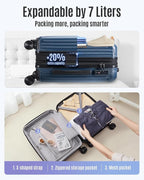 LIGHT FLIGHT Carry On Luggage 22x14x9 Airline Approved, Durable Hard Shell - Image 7