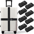 BILIONE 8 Pcs Luggage Straps, TSA Approved Add a Bag Premium Accessory by BILIONE