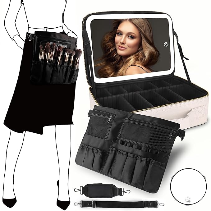 MOMIRA Travel Makeup Bag Cosmetic Bag Makeup Organizer Bag by MOMIRA