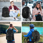 VECKUSON 18.4 Inch Laptop Backpack - Image 7