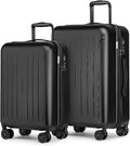 KYME Suitcase Hardshell With Double Spinner Wheels, PC+ABS TSA Lock Travel by KYME