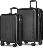 KYME Suitcase Hardshell With Double Spinner Wheels, PC+ABS TSA Lock Travel by KYME