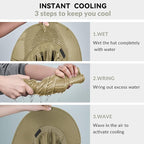 Sukeen Cooling Sun Hat for Men Women UPF50+ Wide Brim Fishing Hat - Image 3