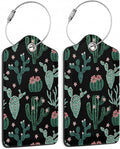 Abstract Cactus Plants Luggage Tag by TXIANT