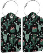 Abstract Cactus Plants Luggage Tag by TXIANT