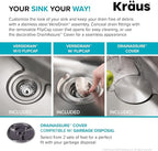 KRAUS Dex 25-Inch Undermount Single Bowl TRU16 Gauge Stainless Steel Kitchen - Image 3