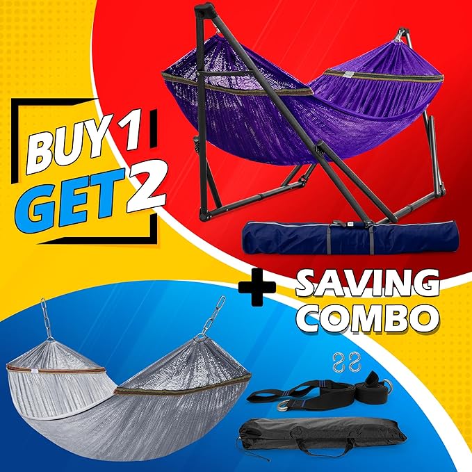 Tranquillo Combo x2 Hammocks - Image 2