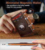 Airtag Wallet for Men- with Money Clip Gift Boxed, Magnetic Closure Slim - Image 4