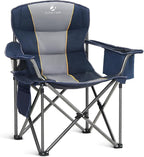 ALPHA CAMP Oversized Camping Chair Heavy Duty Lawn Chair by ALPHACAMP