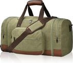 Litvyak Duffle Bag for Travel, 50L Canvas Travel Duffel Bags Overnight Weekend by Litvyak