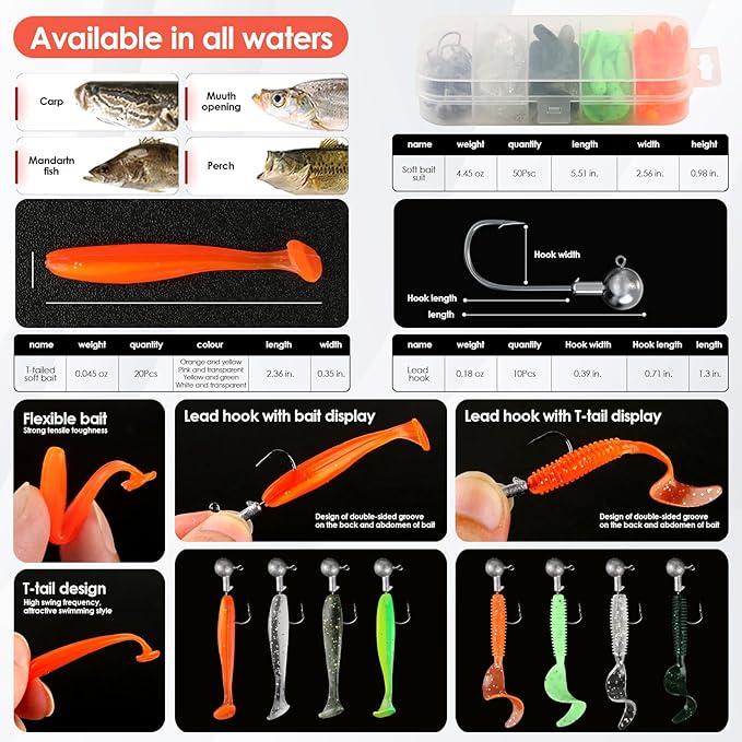 Fishing Pole Set Fishing Rod and Reel Combo, Prefect - Image 4