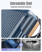 LIGHT FLIGHT Luggage Sets, Durable Hard Shell 3 Piece Set Suitcase - Image 3