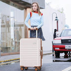 SHOWKOO Carry On Luggage Hardshell Lightweight Luggage Set, Suitcase - Image 2