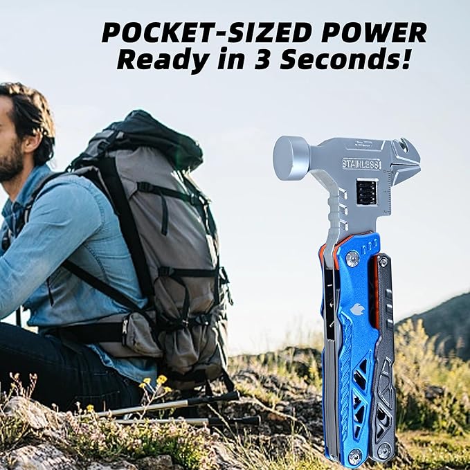 18-in-1 Multipurpose Tool Kit, Survival Camping Gear & Fishing Gifts - Image 5