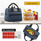 HOMESPON Insulated Lunch Bag for Women Men Lunch Box Cooler Lunch Tote for Work - Image 3