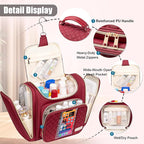 Travel Toiletry Bag for Women, Hanging Toiletry Bag, Bathroom Bag Portable - Image 4