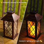 Outdoor Solar Lanterns, Waterproof Hanging Lantern - Image 4
