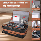 3-Piece 20/24 Top Opening Hardshell Lightweight Luggage and 28-Inch Clamshell - Image 5