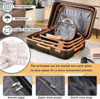 Merax Luggage Set 13 Piece, Hardshell ABS Suitcases - Image 6