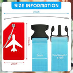 Weewooday 8 Pcs Luggage Straps Suitcase Tags Set - Image 2