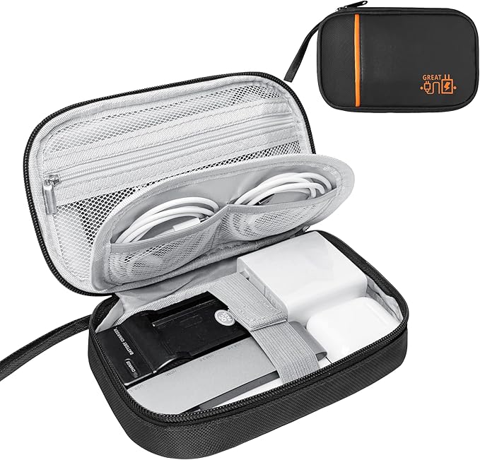 Electronics Travel Organizer, Portable Waterproof Electronic Travel Storage Bag by Lcsmaokin