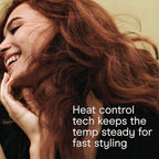 INFINITIPRO BY CONAIR Tourmaline Ceramic 1¼-Inch Curling Wand, Detachable Clip Turns Wand into Curling Iron, Produces Flawless Waves and Curls, for Use on Medium and Long Hair, Dark Grey