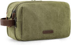 BAGSMART Toiletry Bag for Men, Canvas Travel Toiletry Organizer Dopp Kit by BAGSMART