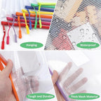 18 Pack 8 Size Mesh Zipper Pouch Bags, Waterproof Zipper Bags - Image 4