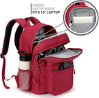 ZORFIN 26L Backpack for College, and Travel: Water Resistant Bookbag - Image 4