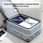 MILADA Wide Handle Carry On Luggage - Image 8