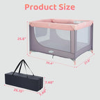 Pamo Babe Portable Crib Mattress Baby Playards - Image 2