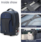 Rolling Backpack, Waterproof Backpack - Image 3