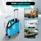 CNCEST 20"/24" Kid's Ride-on Travel Suitcase, Travel Rolling Luggage - Image 4