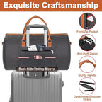 Garment Bag for Travel Convertible Carry On Garment Bag Large Travel Duffel - Image 3