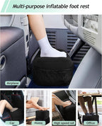 JefDiee Inflatable Travel Foot Rest Pillow, Kids Airplane Bed, Adjustable 3 - Image 2