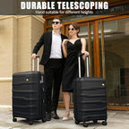 24 Inch Luggage with Spinner Wheels, Hard Shell Suitcase, Lightweight PP - Image 3