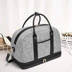 Weekender Bag for Women Canvas Overnight Bag Large Travel Tote Bag Carry on - Image 8