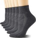 CS CELERSPORT 6 Pairs Women's Running Ankle Socks Athletic Sport Socks Cushioned by CSCELERSPORT