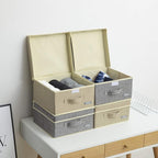 YueYue Foldable Fabric Closet Organizer Bins Box Storage - Image 2