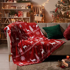 PHF Printed Fleece Throw Blanket, No Shed No Pilling Ultra Soft Plush Cozy Xmas - Image 5