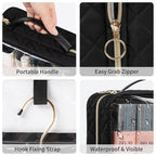 CUBETASTIC Clear Toiletry Bag, Transparent Travel Makeup Bag Small Hanging - Image 5
