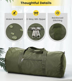 Vorspack Duffel Bag 20-24-28 Inches Foldable Gym Bag - Image 4