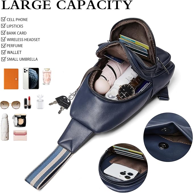 Sling Bag Crossbody Bags for Women Small Cross Body Bag Fanny Packs Chest Sling - Image 4