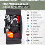 Jetstream Heavy Duty Multi Pocket Durable Sports Gym Equipment Travel Duffel Bag - Image 5
