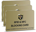 SaiTech IT RFID Protected Cards, 3 Pack One Card Protects Entire Wallet Purse by SaiTechIT